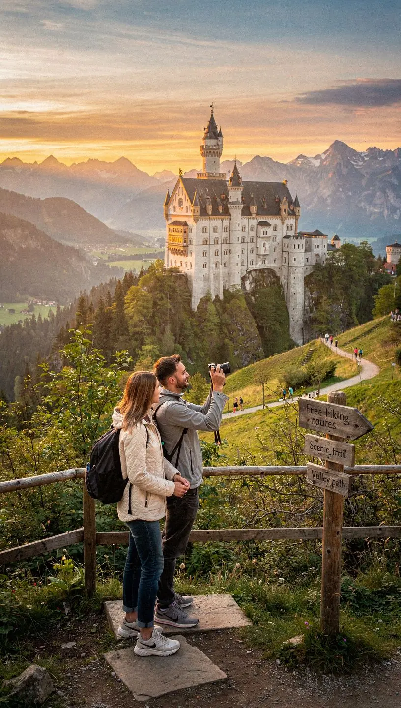 Innenraum eines preiswerten Hostels mit einfachen, sauberen Zimmern für Budgetreisende